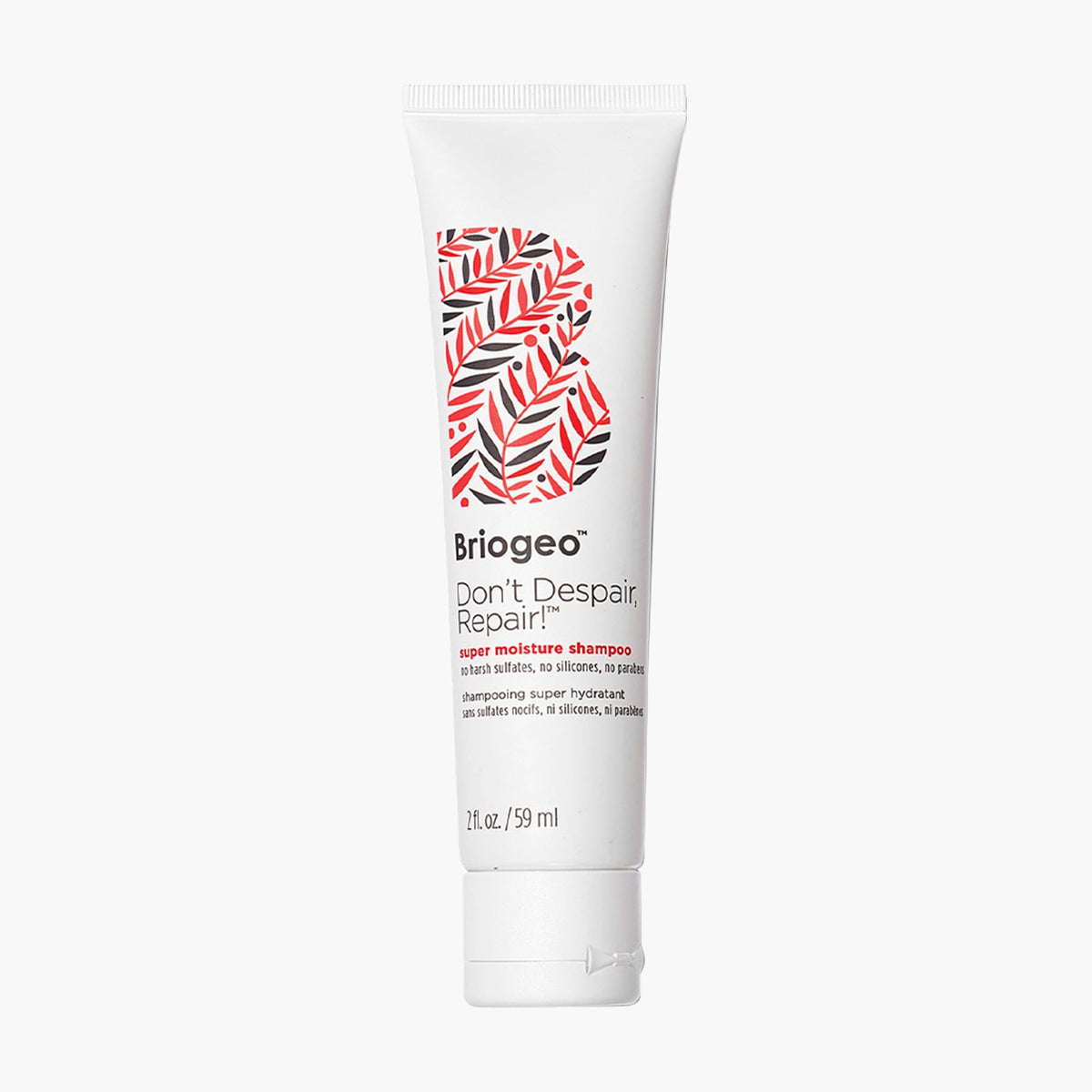 Briogeo Dont Despair Repair Shampoo bottle front showing nourishing, sulfate-free formula for dry hair