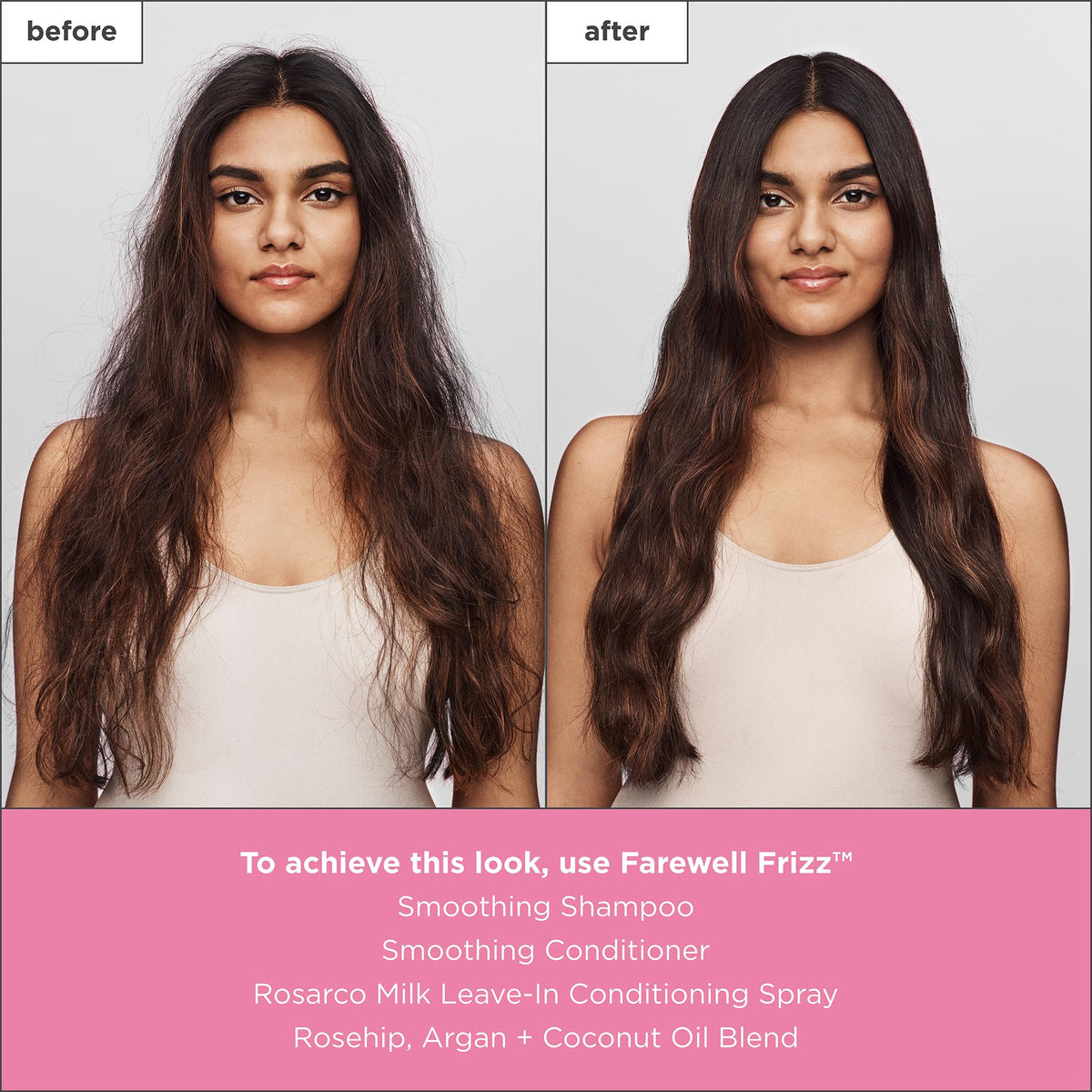 Closeup of rosehip oil in Briogeo Farewell Frizz Shampoo indicating nourishment
