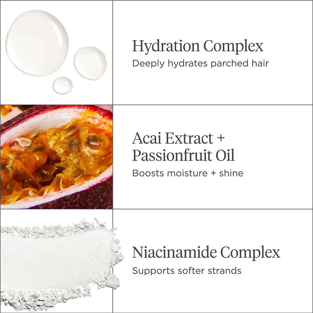 Wet hair with Briogeo mask coating mid-lengths to ends for nourishment.