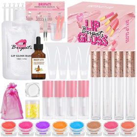 BRIPATI DIY lip gloss base bottle for smooth, customizable gloss preparation.
