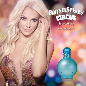Britney Spears Circus Fantasy packaging box image supports premium unboxing appeal.