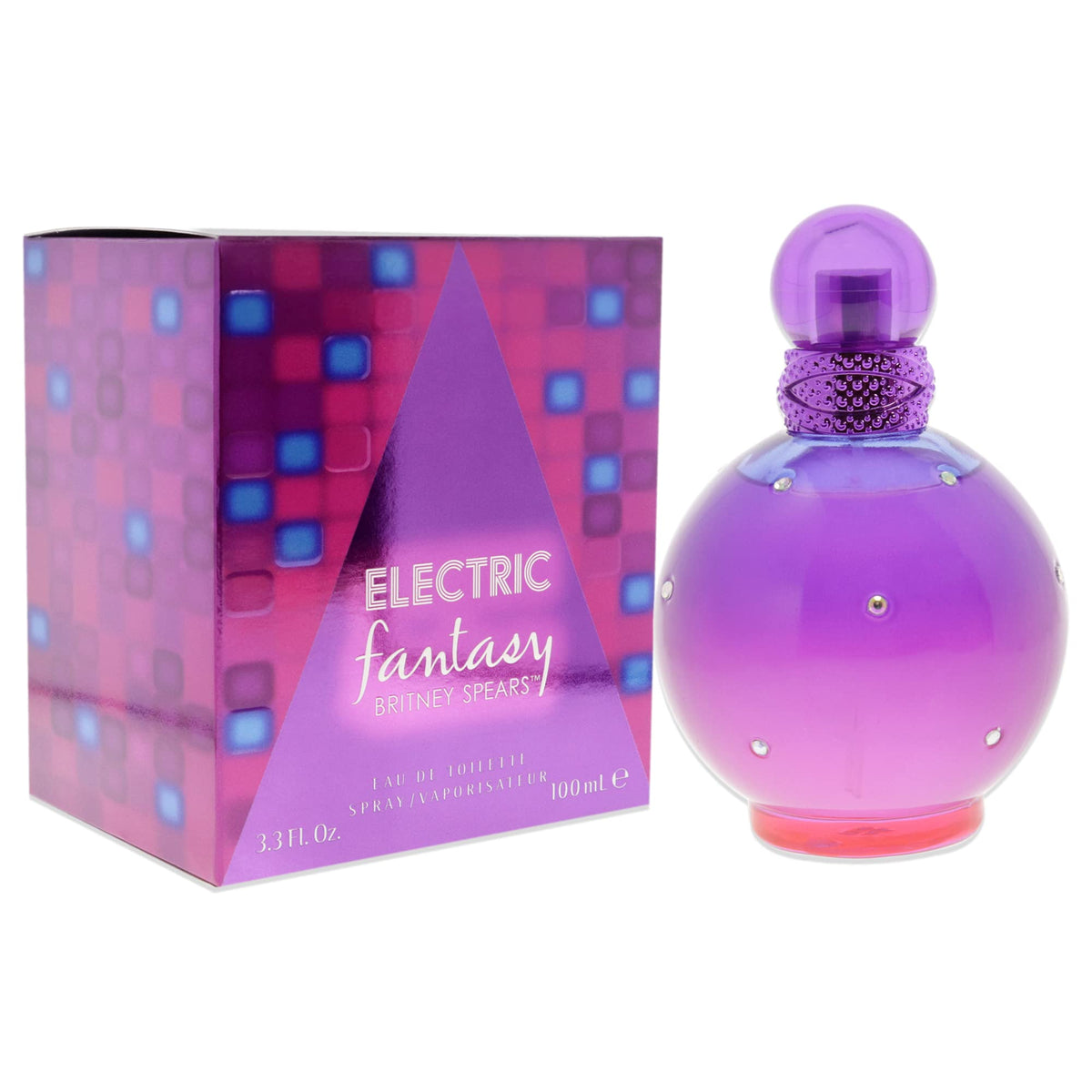 Britney Spears Electric Fantasy EDT application on skin, ideal for day-to-night versatility