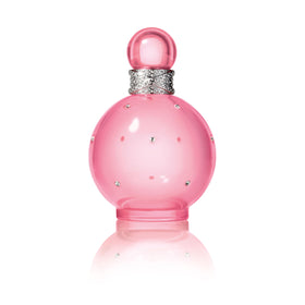 Britney Spears Fantasy Sheer bottle in pastel pink exudes feminine elegance.