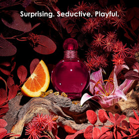 Britney Spears Hidden Fantasy perfume notes diffusion for confident evening allure.