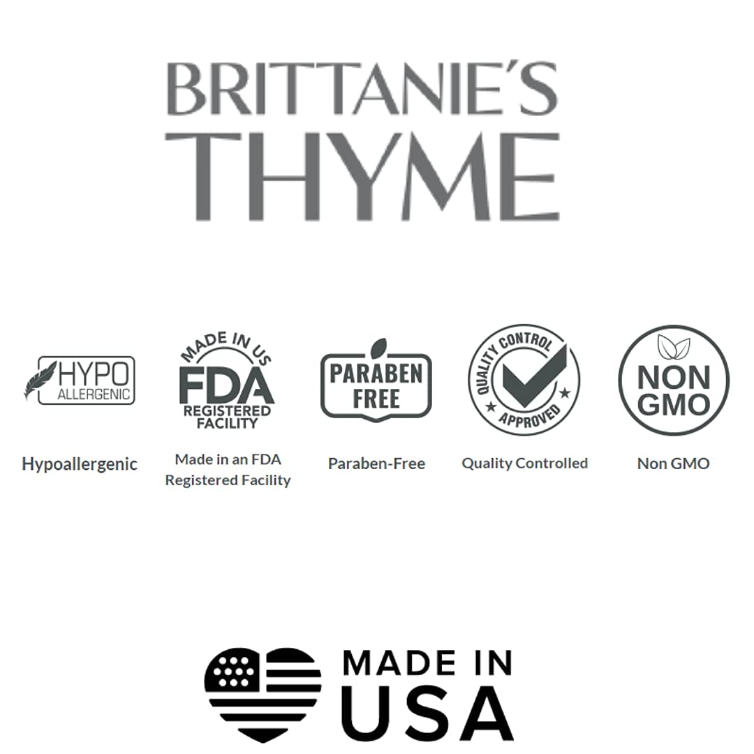 Brittanie's Thyme hyaluronic serum gift-ready packaging for self-care.