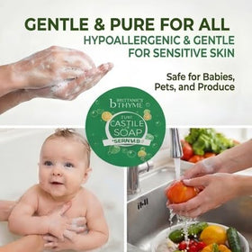 Brittanie's Thyme soap for laundry and general home cleaning.