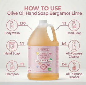 Brittanie's Thyme peppermint fragrance adds a fresh aroma to the soap.