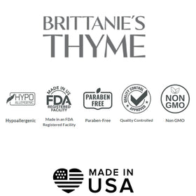 Brittanie’s Thyme 64oz pack shown in box for value