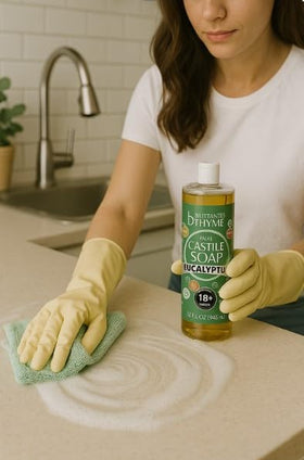 Brittanie's Thyme face cleanser—gentle daily cleansing for fresh skin.