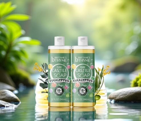 Brittanie's Thyme label closeup—clear ingredients and vegan formula.