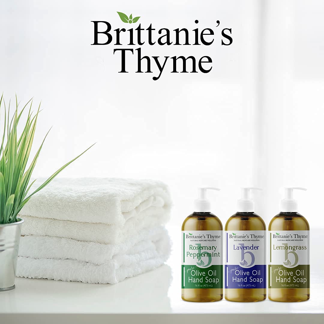 Brittanie's Thyme castile refill with lemongrass aroma for refreshing, versatile cleaning.