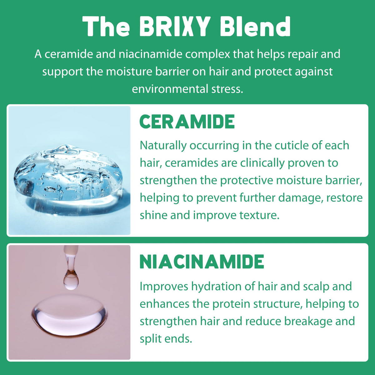 BRIXY Balance is applied for a refreshing cleanse on oily roots.