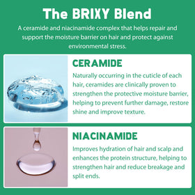 BRIXY Balance is applied for a refreshing cleanse on oily roots.