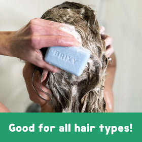 BRIXY Balance lather rinses away buildup for revitalized roots.