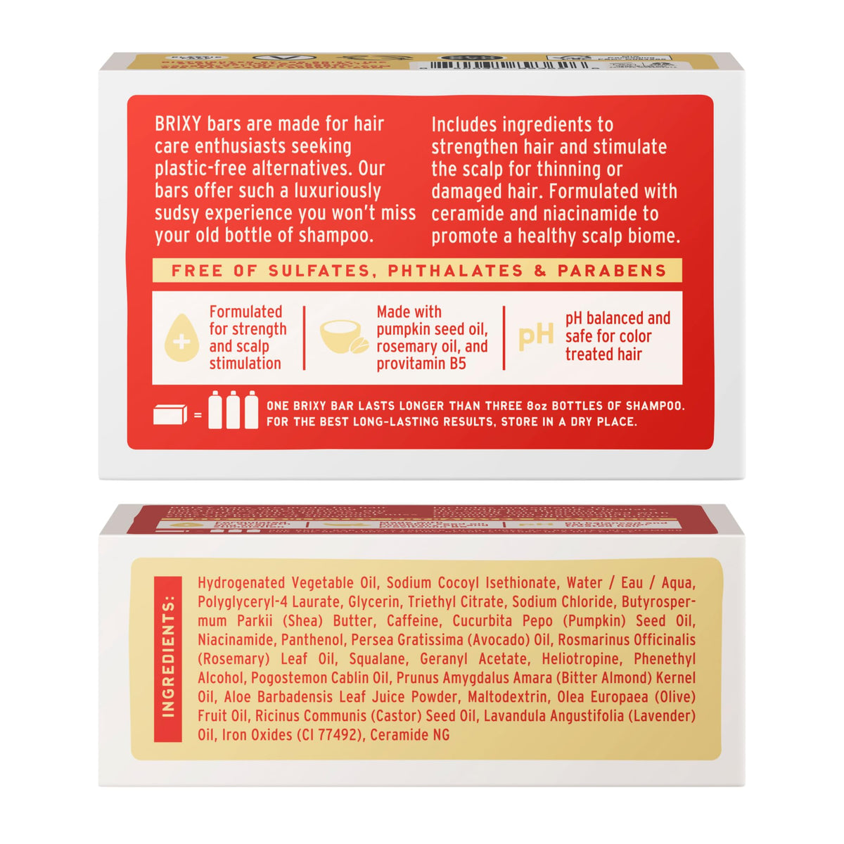 BRIXY Made in USA badge on packaging