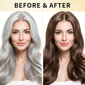 Brmnst easy application on dry hair, 15–20 minutes for shiny color.