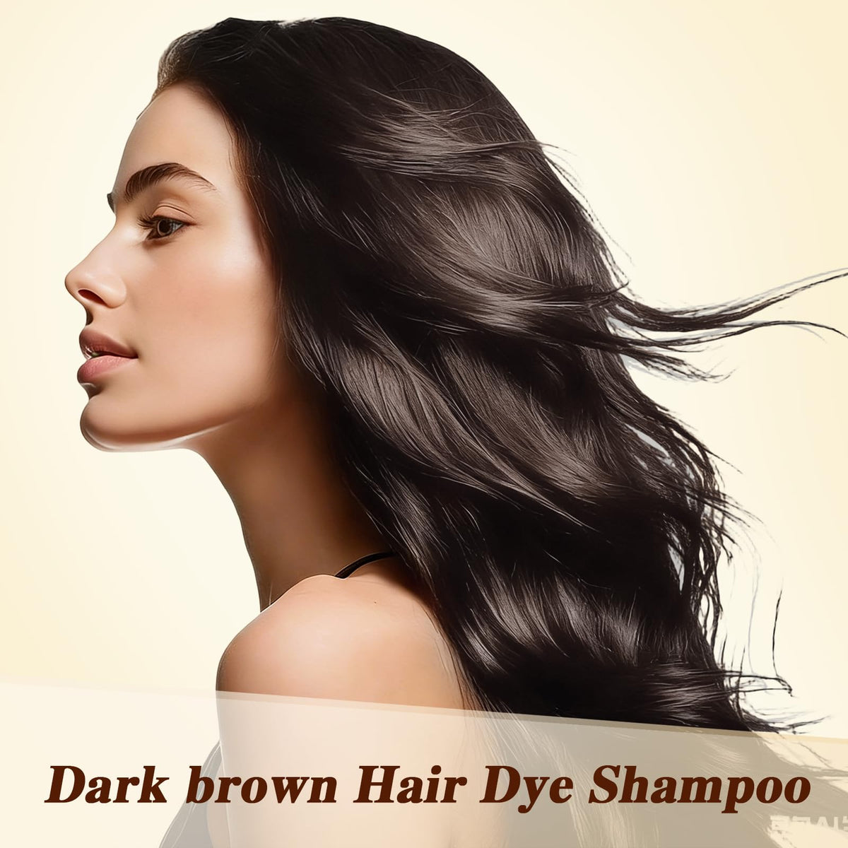 Brmnst Three-in-One dye shampoo cleanses and colors for easy home use.