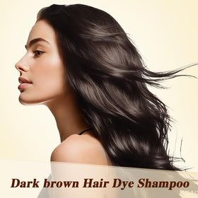 Brmnst Three-in-One dye shampoo cleanses and colors for easy home use.