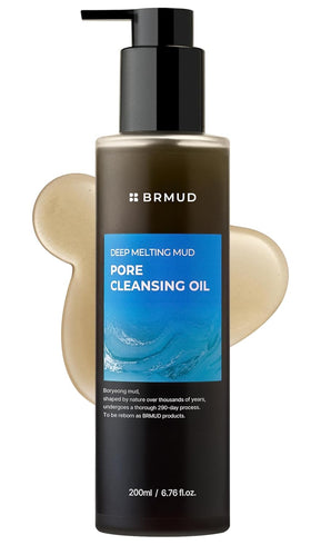 BRMUD Deep Melting Mud Cleansing Oil bottle for pore purification