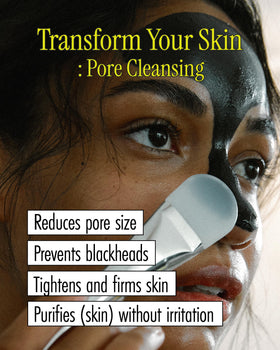 BRMUD Relief Mud Peel Off Mask Jericho Rose extract highlight for soothing skin feel.