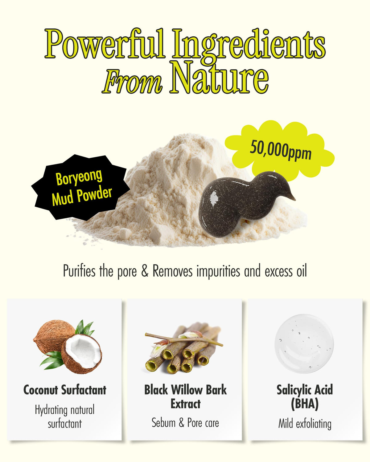 BRMUD Relief Mud Scrub ceramides and botanicals support moisturized skin.