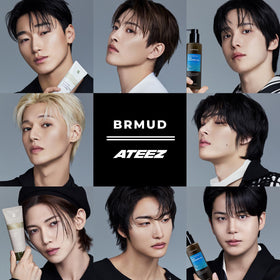 BRMUD Relief Mud Scrub mud powder close-up reveals fine exfoliating particles.