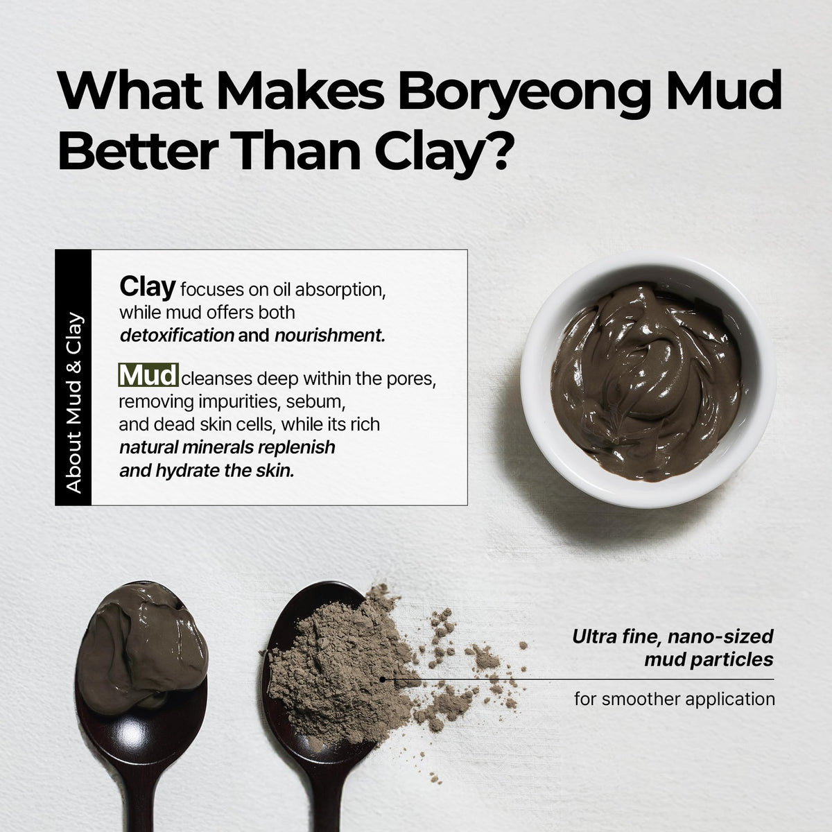 BRMUD Smooth after-feel shot demonstrating comfortable finish after cleansing