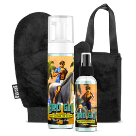 Bro Glo King Bundle pack shot showing light water-based formula for comfortable daily use.