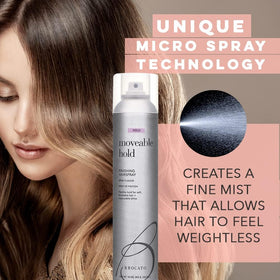 Brocato Moveable Hold color-safe formula protecting color-treated hair