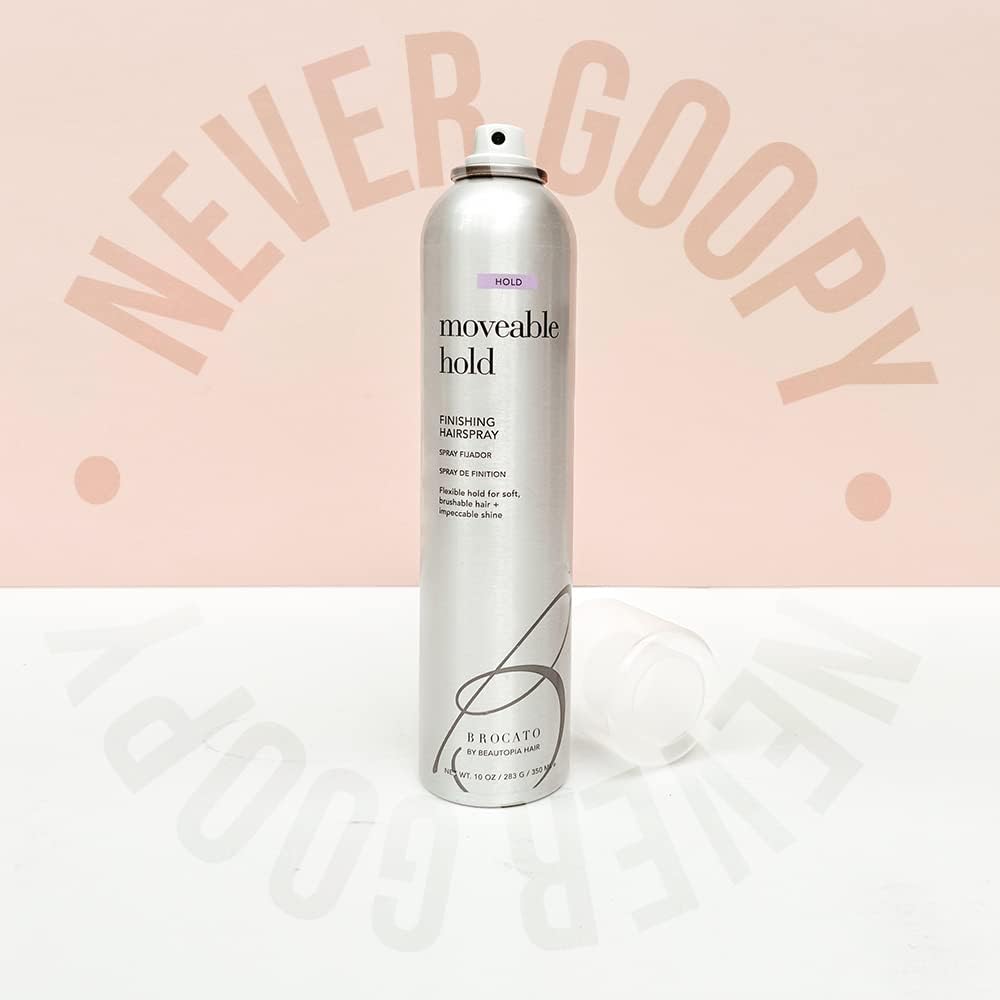 Brocato Moveable Hold versatile spray for all hair styles and finishes
