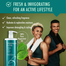 Creamy lather in a hand, suggesting lightweight shine and moisture