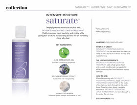 Brocato Saturate application shows easy detangling and enhanced shine for color-treated hair