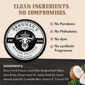 Bronmans bottle and label with ingredients frame clean formula emphasis