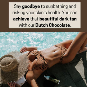 Bronze Cactus Dutch Chocolate Deluxe mousse texture for smooth, streak-free application