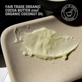 Brothers Body Balm ingredient list highlights cocoa butter, shea, coconut oil