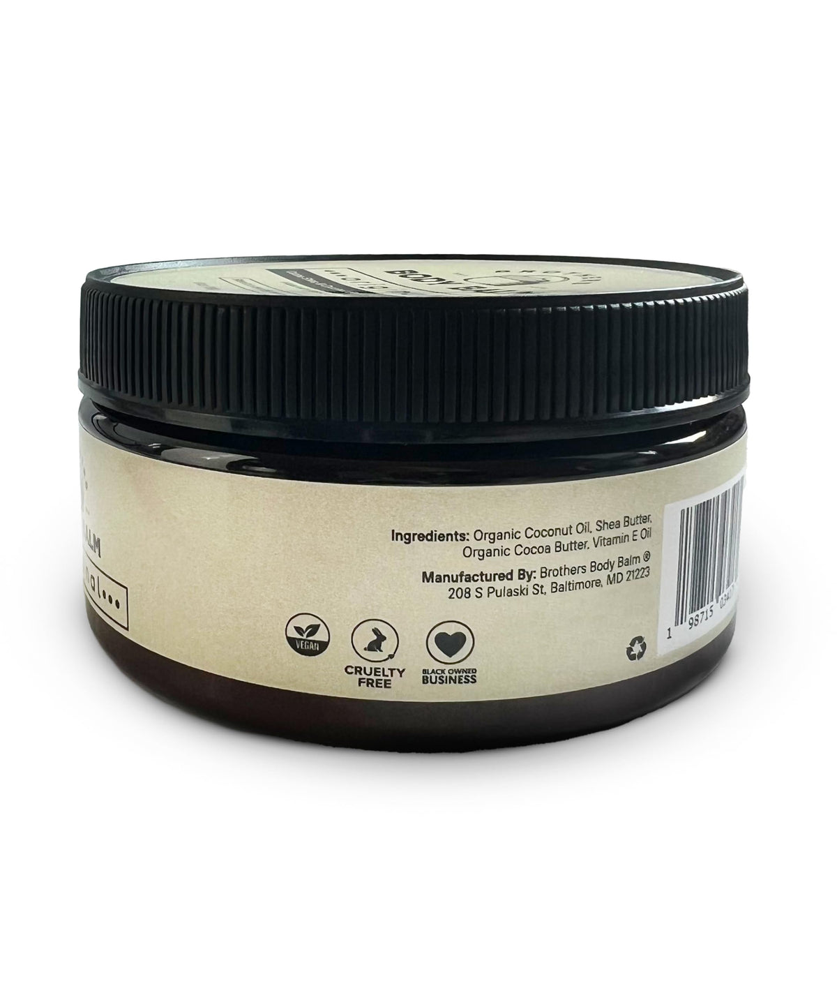 Brothers Body Balm natural cocoa aroma without added fragrance