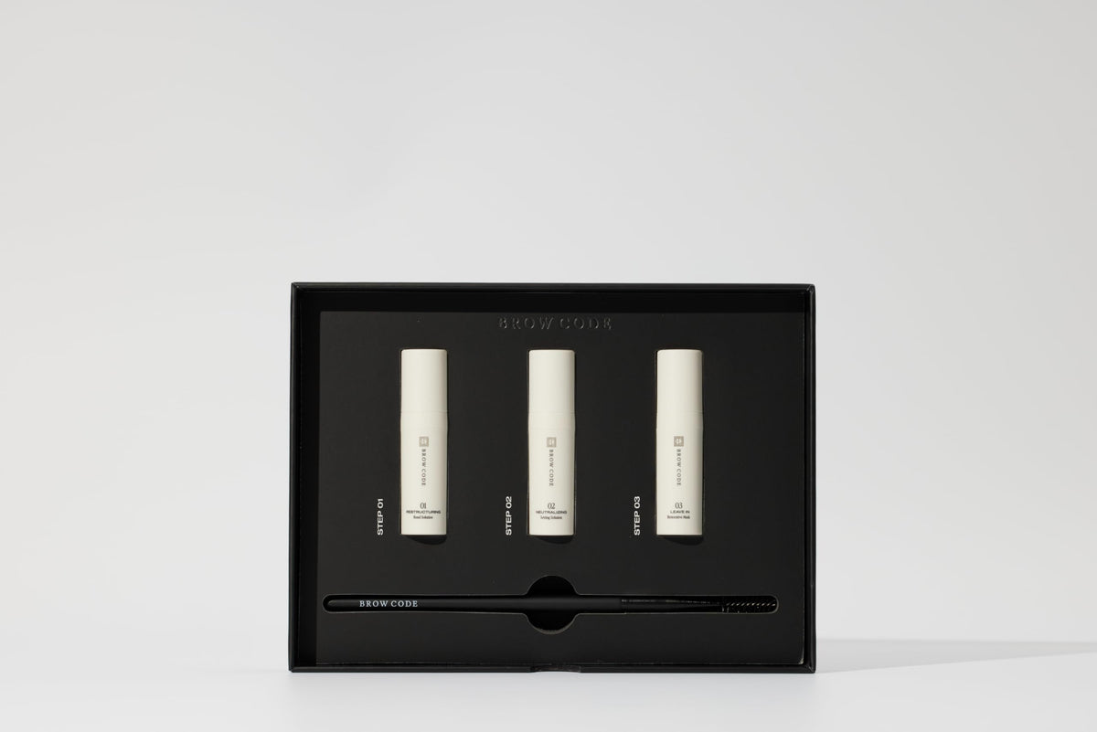 Brow Code lamination tools included for precise, professional-looking results.