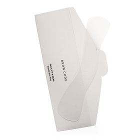 Brow Code Sculpt & Seal wrap close-up shows premium silicone flexibility for even product absorption.