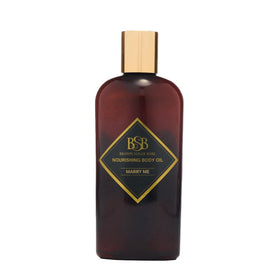 Brown Sugar Babe Marry Me Body Oil bottle front view highlighting elegant fragrance