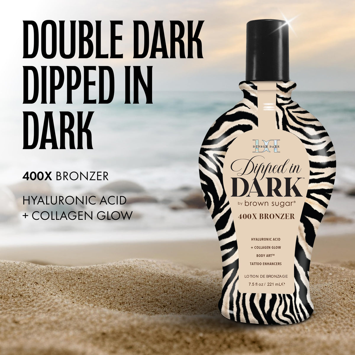 Brown Sugar Dipped bronzer cream texture for a smooth, even tan.
