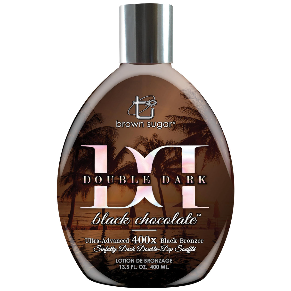 Brown Sugar Double Dark bottle pour for even application and deeper bronzing.