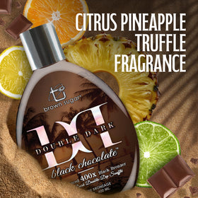 Brown Sugar Double Dark coconut and shea butter blend delivers conditioning.