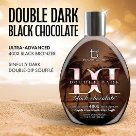 Brown Sugar Double Dark lotion application glides smoothly for rich color.