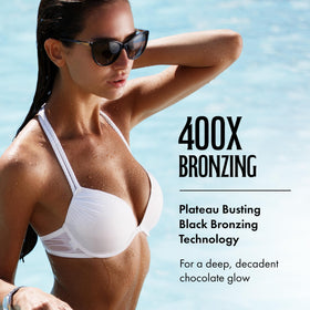 Brown Sugar Double Dark silicone veil softens skin with a touchable finish.