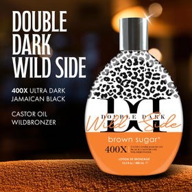 Brown Sugar Double Dark Wild Side lotion hand application enables even coverage.