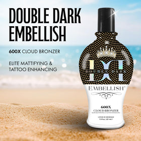 Brown Sugar Embellish Cloud Bronzer dispenser demonstrates controlled application for even coverage.