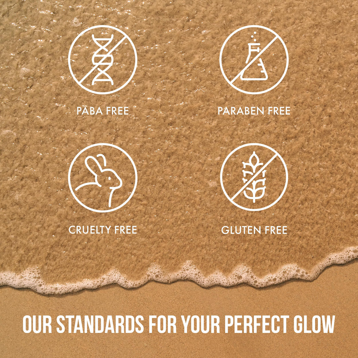 Brown Sugar glow-ready skin after application suggests tan durability and even radiance.