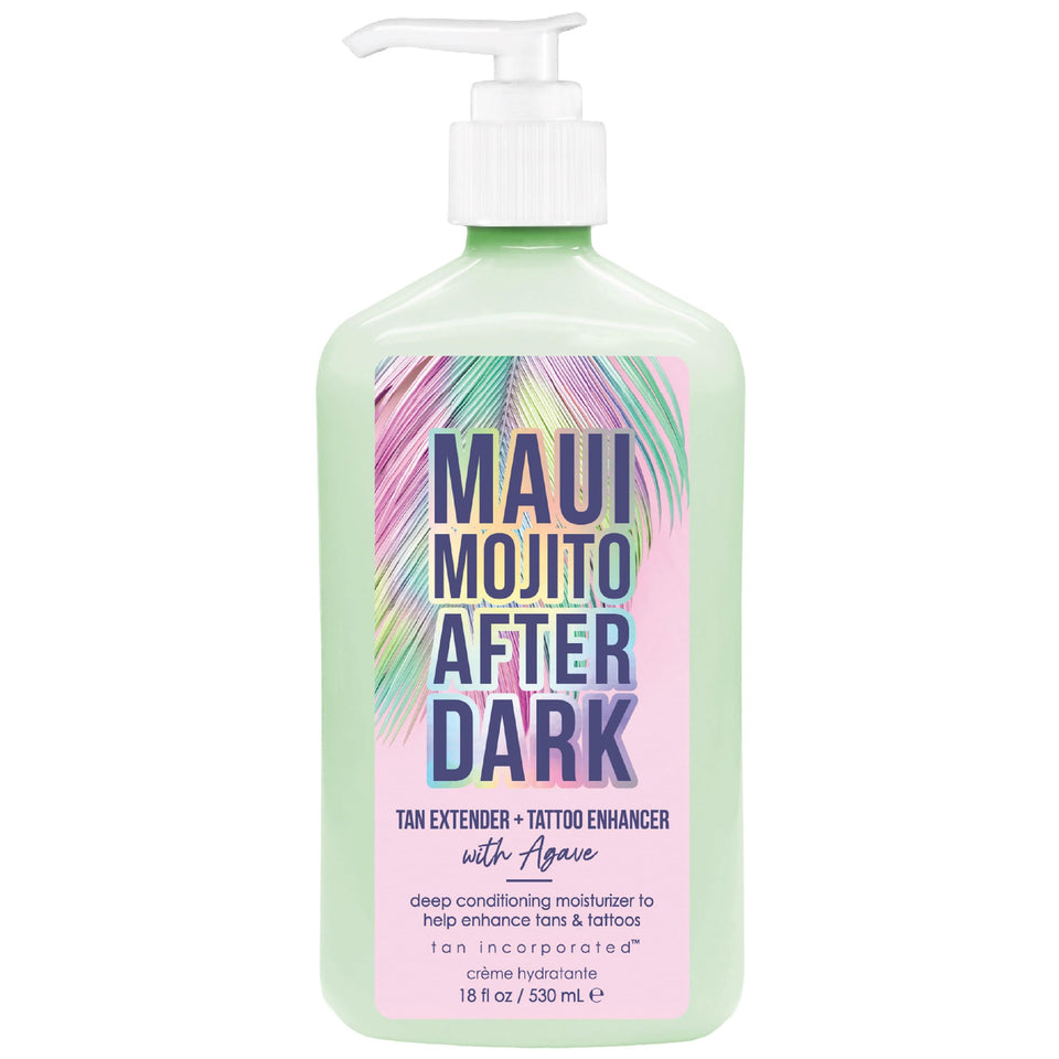 Brown Sugar Maui Mojito After Dark tan-extender provides silky hydration for longer-lasting glow.