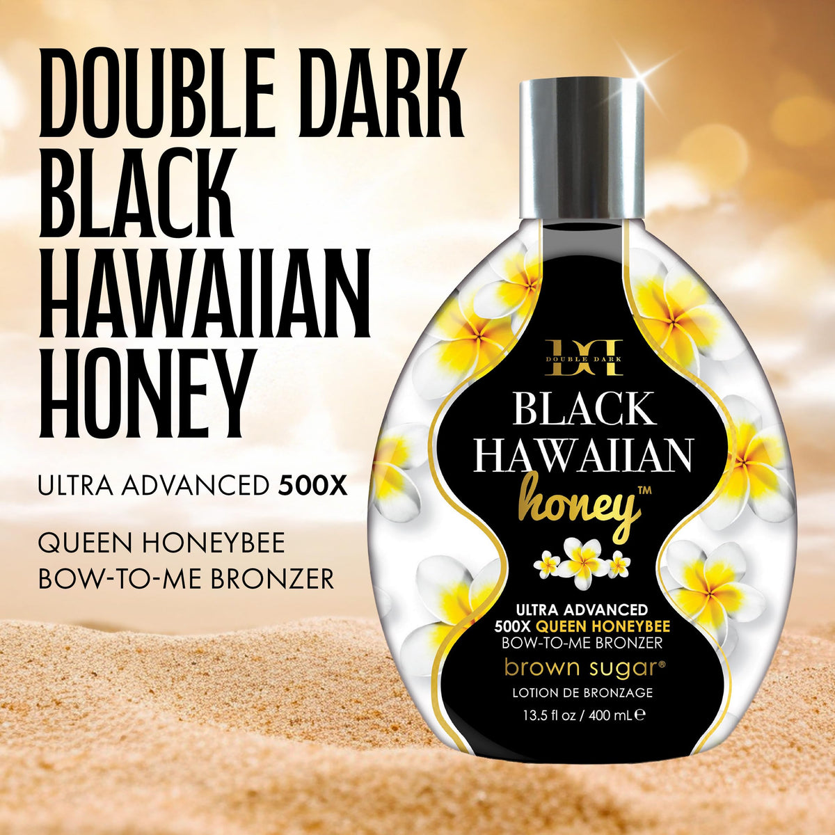 Brown Sugar Queen Honeybee conditioning close up for softer, more radiant bronze skin.