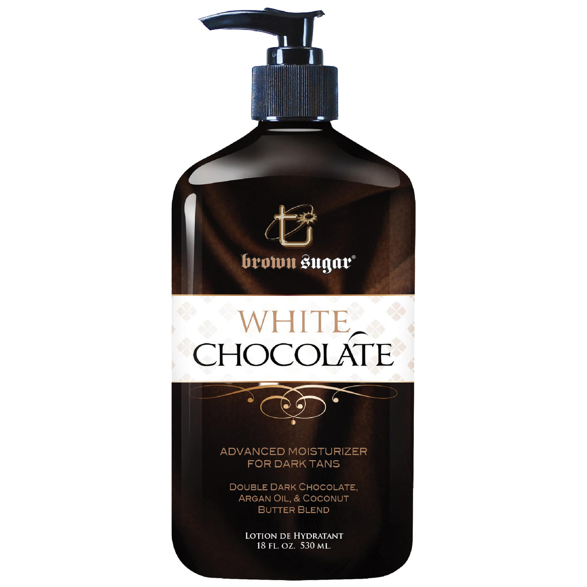 Brown Sugar White Chocolate tan extender jar for hydration and extended tan.